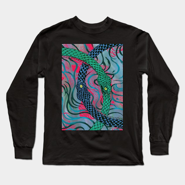 Ouroboros Long Sleeve T-Shirt by DomTsoi